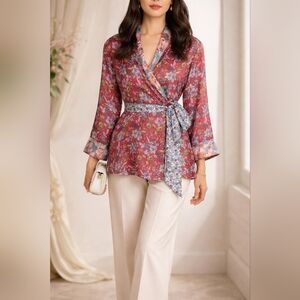 Johnny was PENNY MIXED KIMONO😍😍